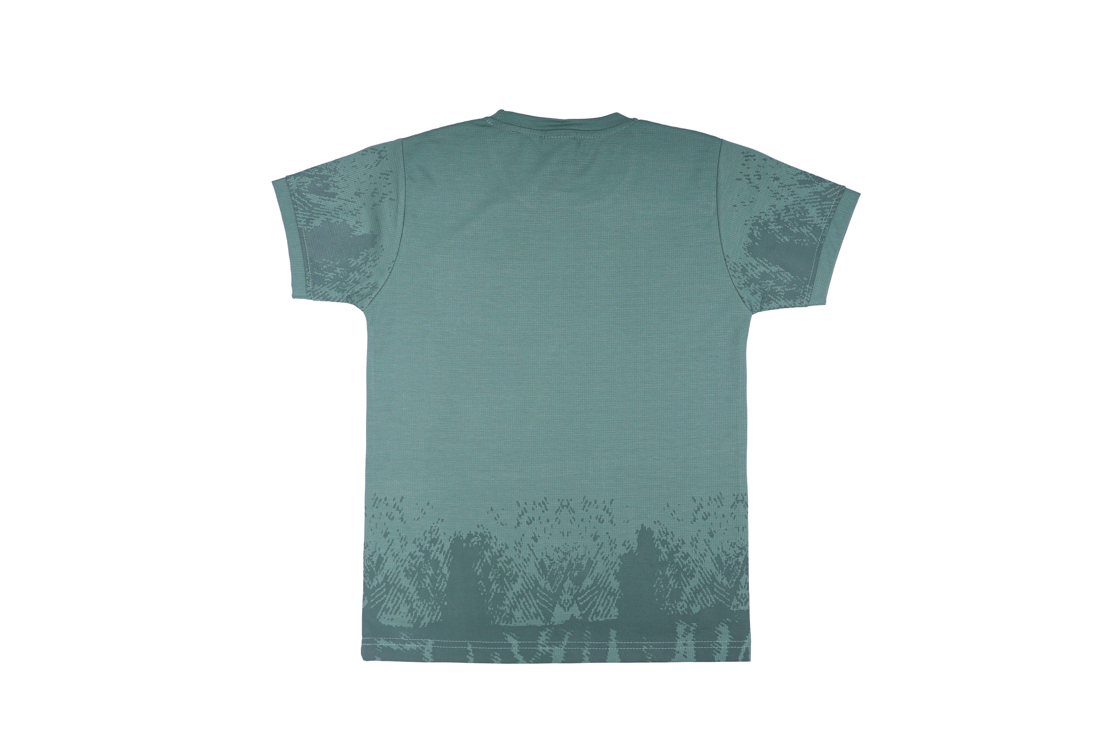 Teal printed t-shirt for kids