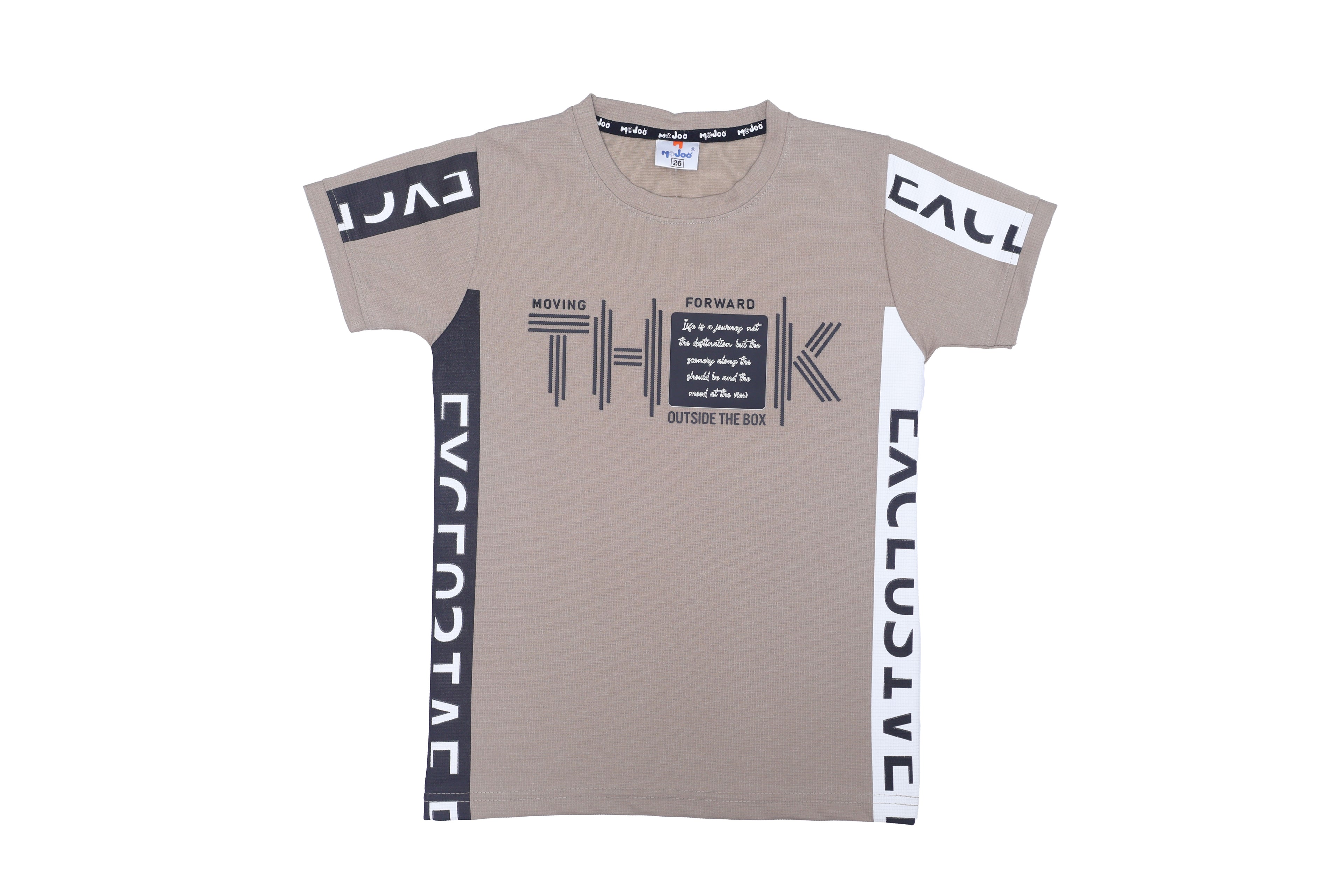 Boys Printed T-Shirt coffee designer print Cotton for kids