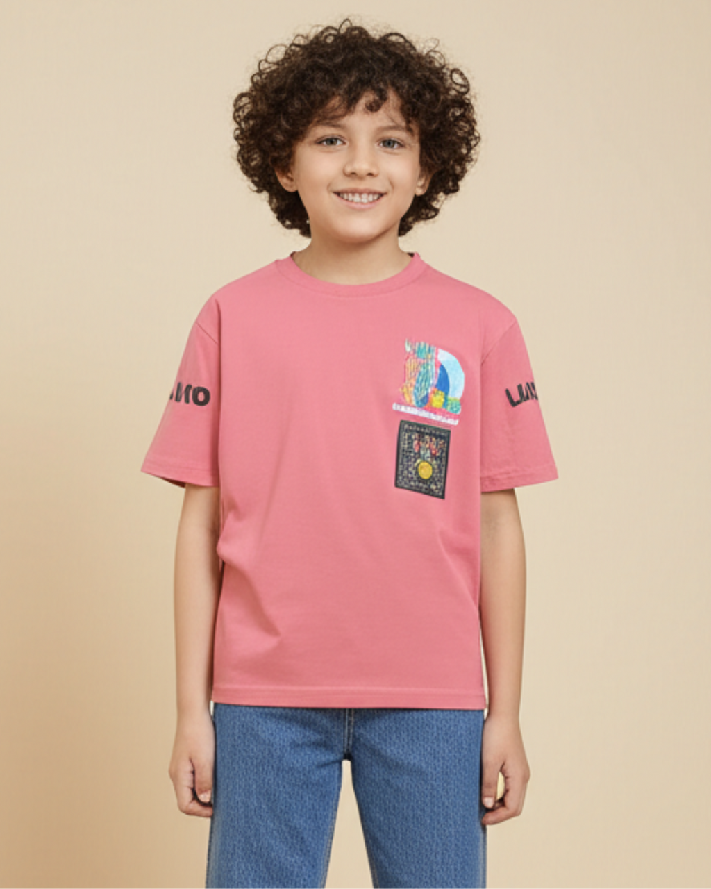 Boys Printed T-Shirt designer print Cotton for kids