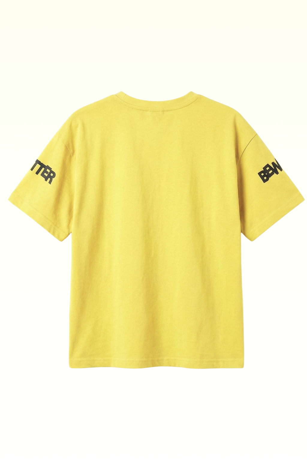 Oversize Yellow Graphic Printed T-shirt for Boys