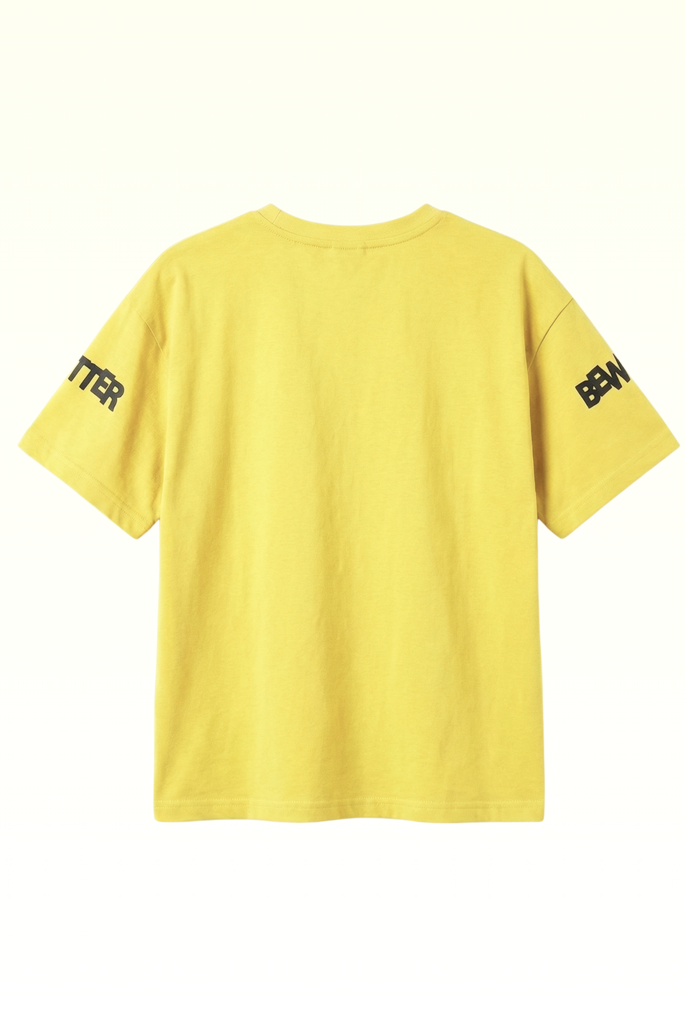 Oversize Yellow Graphic Printed T-shirt for Boys