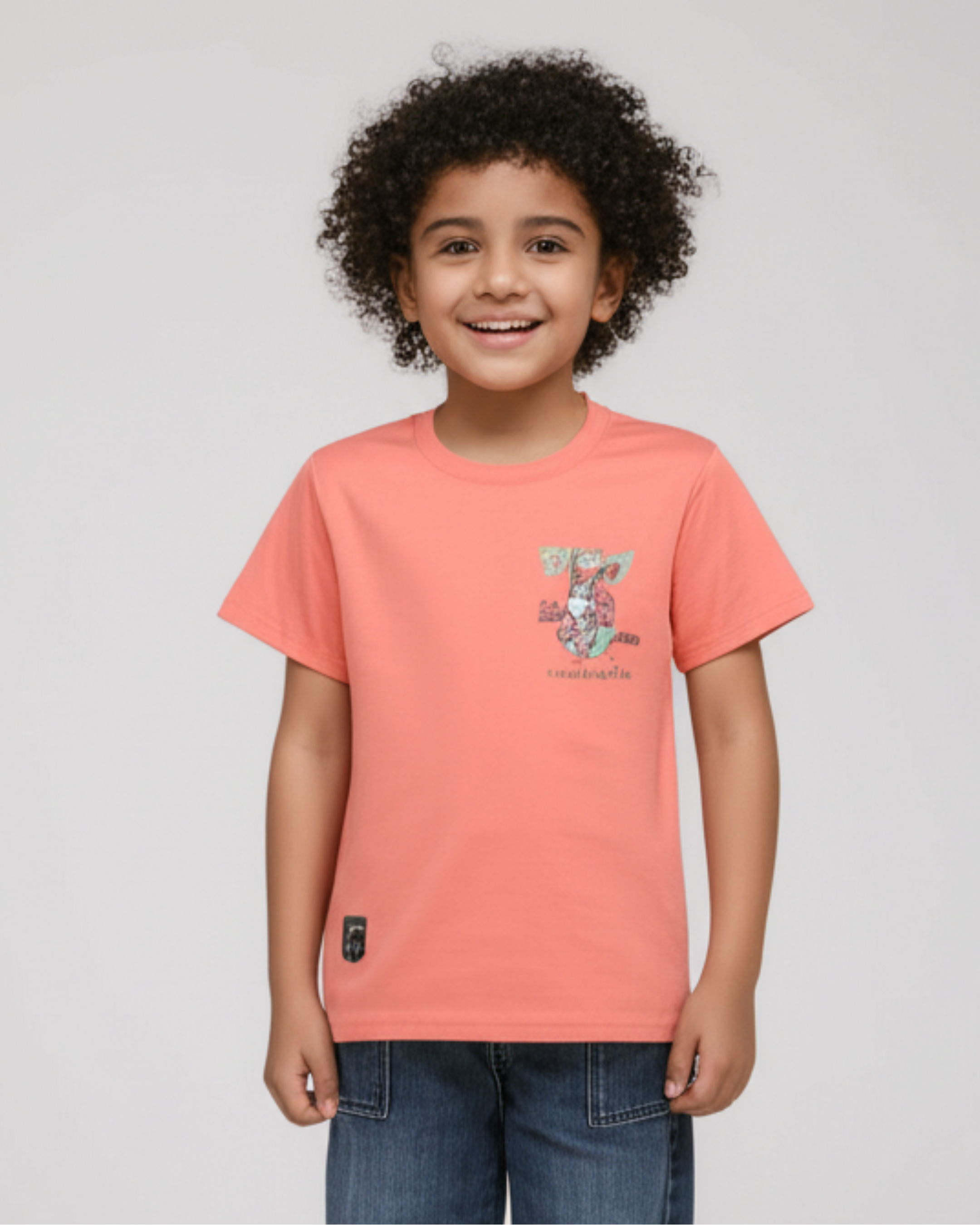 Boys Printed T-Shirt multicolour designer print Cotton for kids