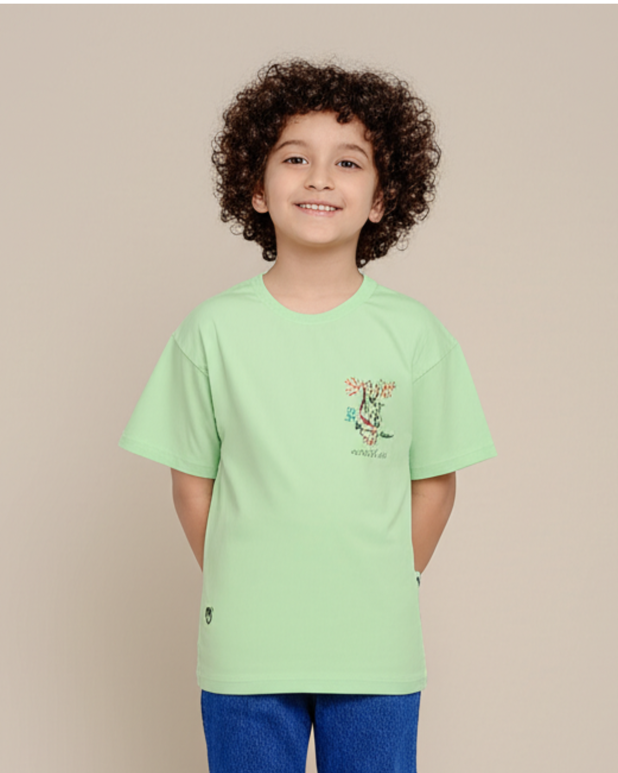 Boys Printed T-Shirt multicolour designer print Cotton for kids