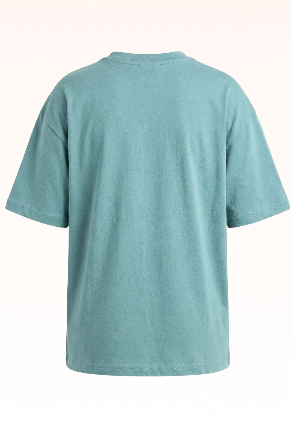 Oversize Sky Blue Continent Printed T-shirt for Boys