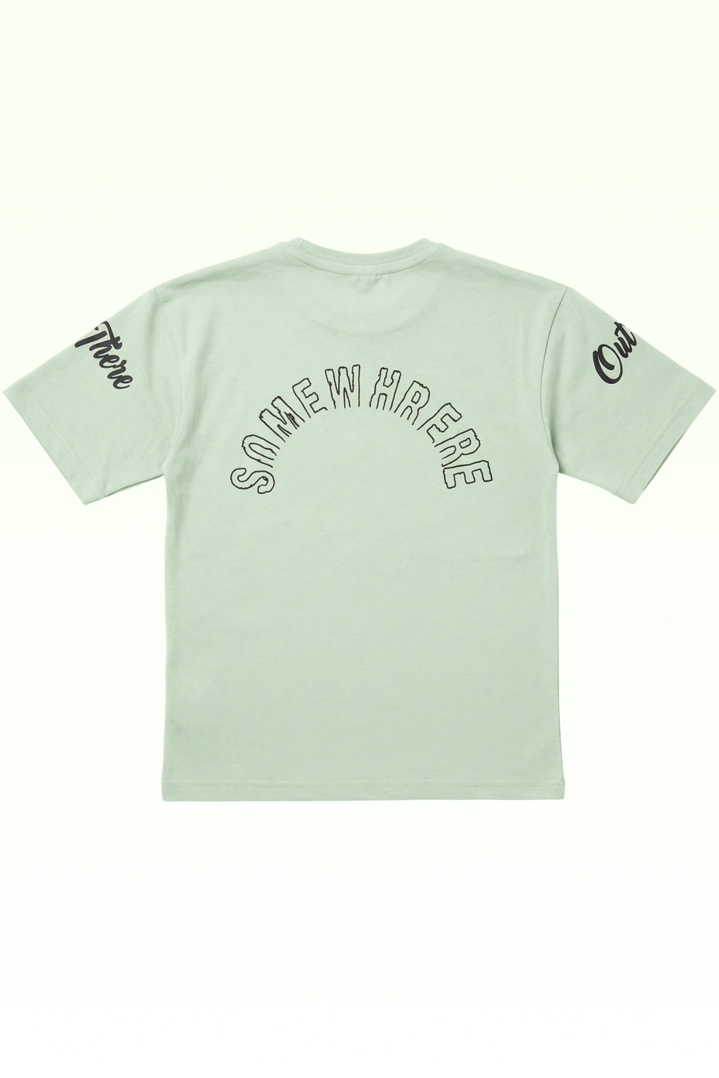 Oversize Green Dog Printed T-shirt for Boys