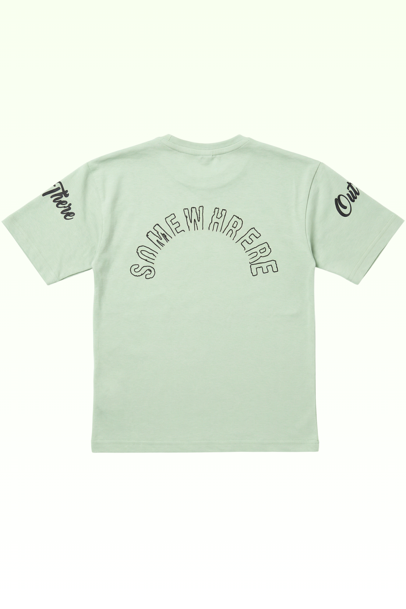 Oversize Green Dog Printed T-shirt for Boys