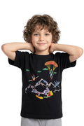 Black Mountain Print T-shirt for Boys