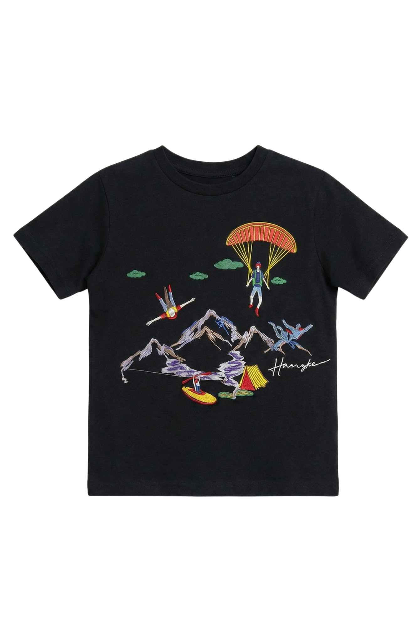 Black Mountain Print T-shirt for Boys