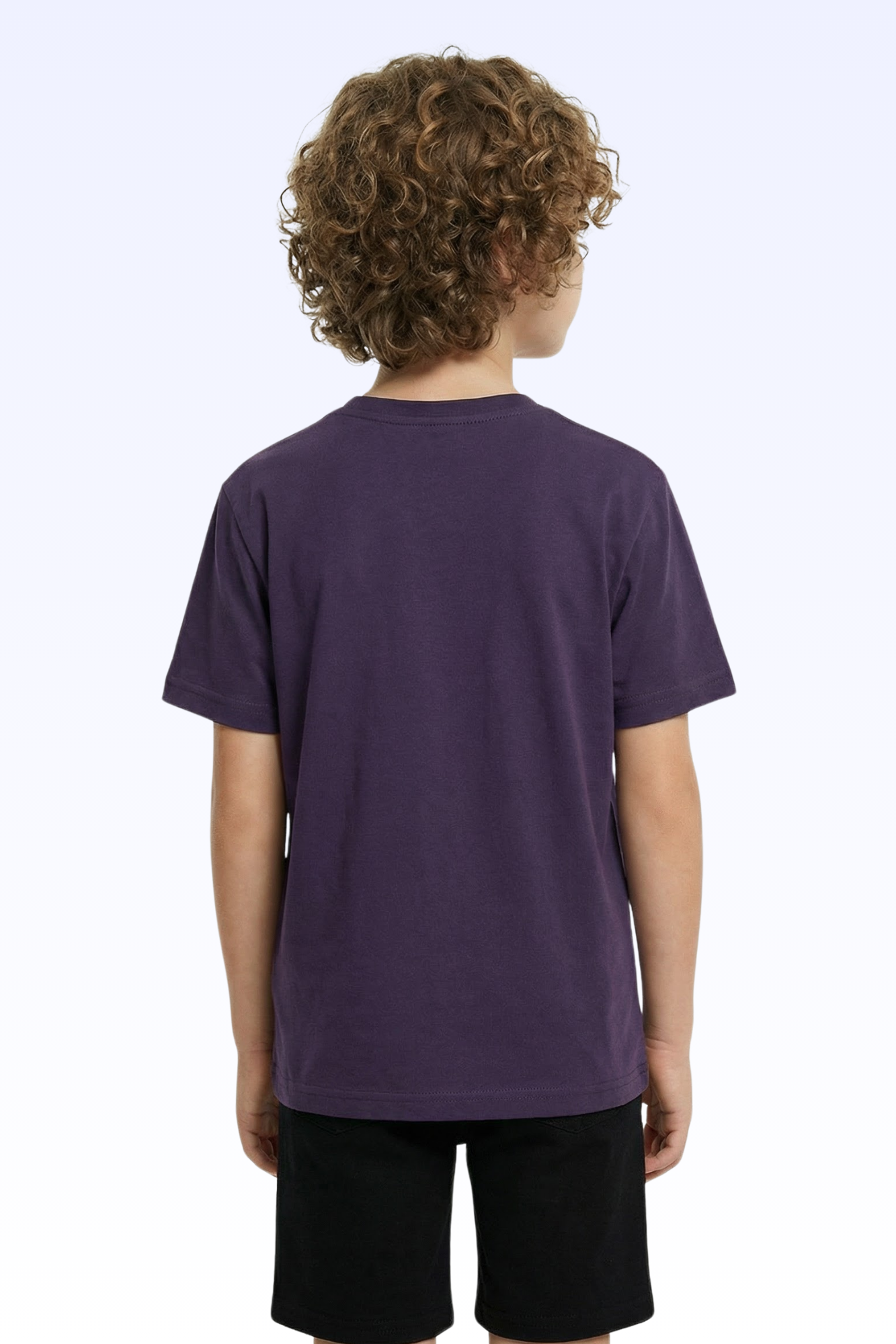 Purple Mountain Print T-shirt for Boys