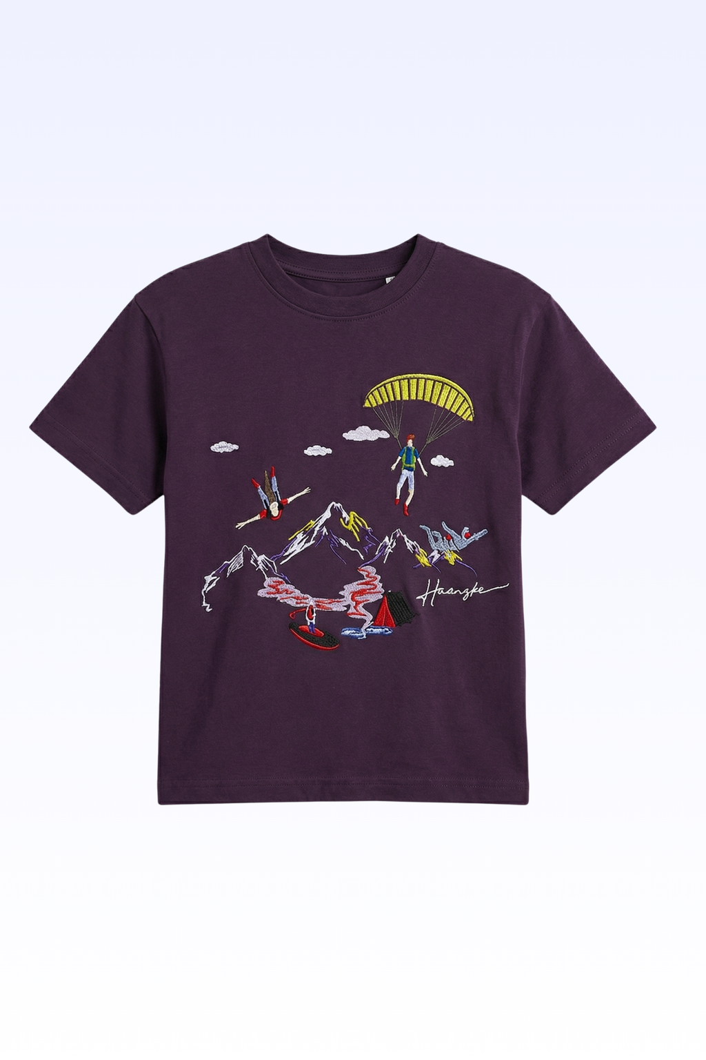Purple Mountain Print T-shirt for Boys
