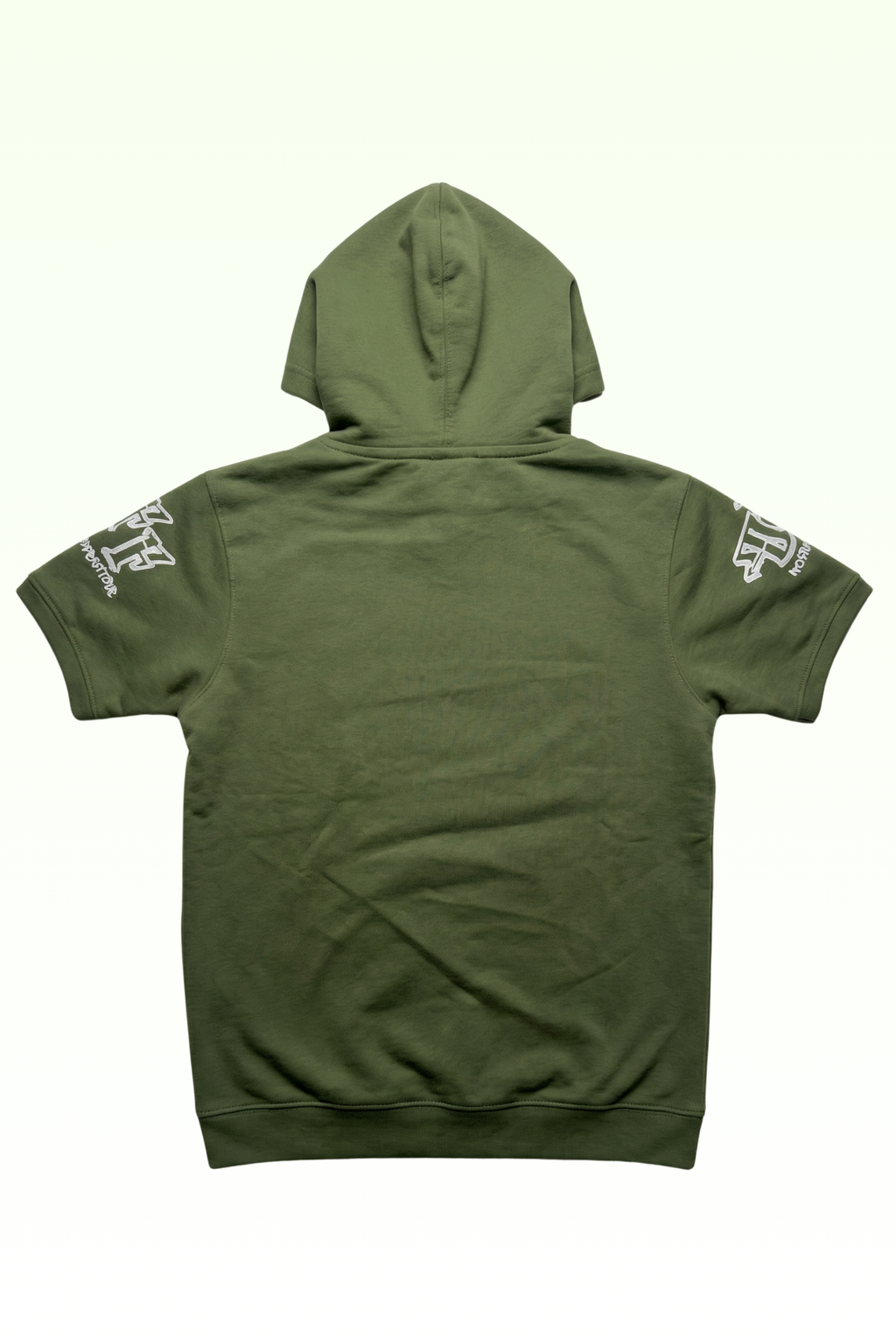 Green Graphic Print Hoodie for Boys