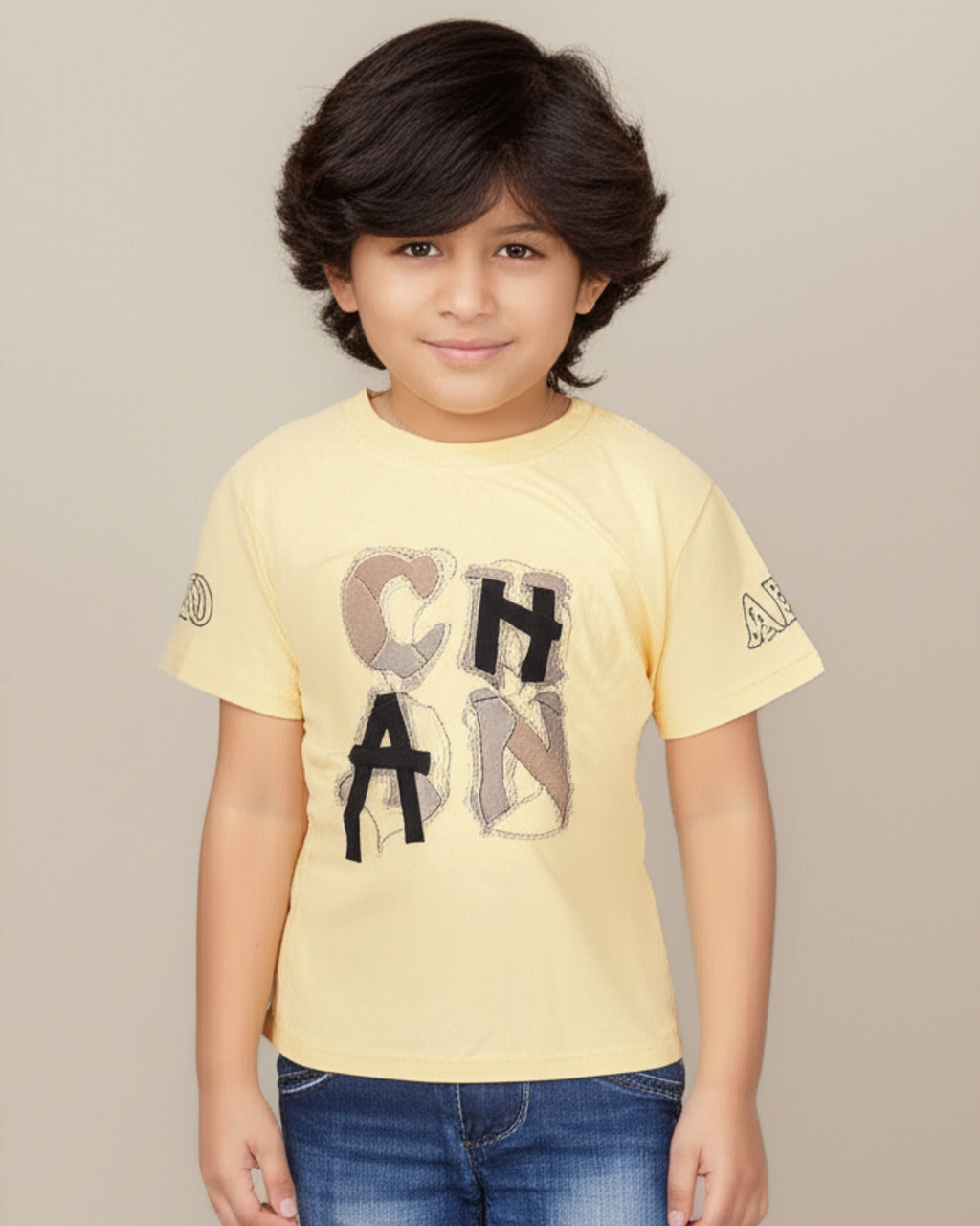 Yellow boys t-shirt chan