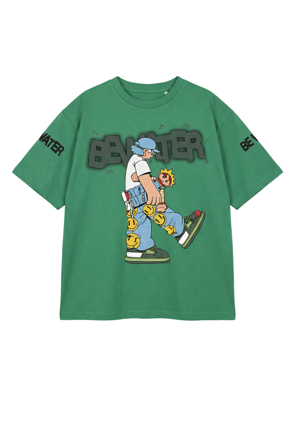 Oversize Green T-shirt for Boys