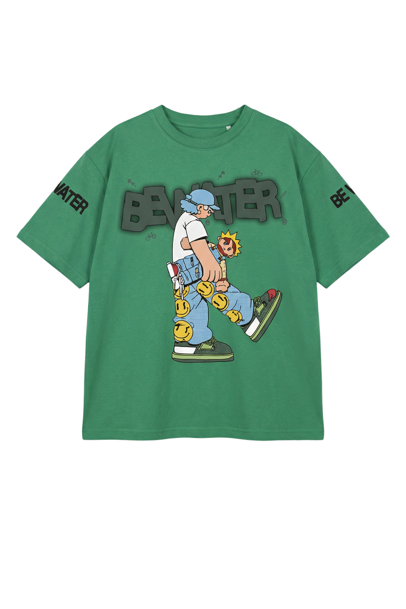 Oversize Green T-shirt for Boys