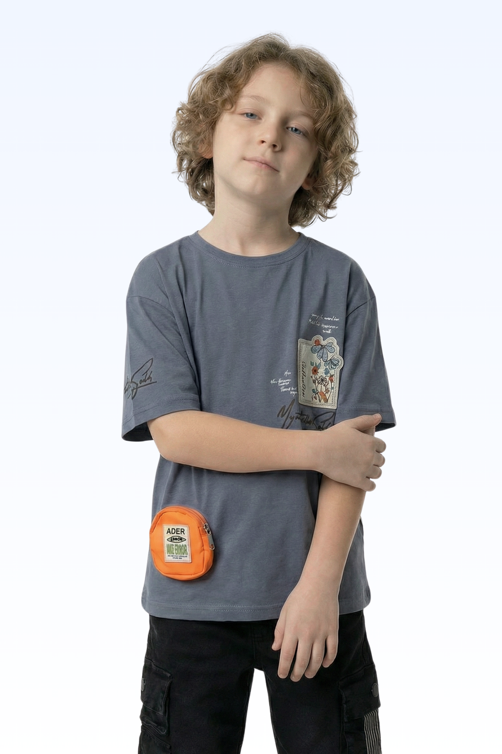 Oversize Grey T-shirt for Boys