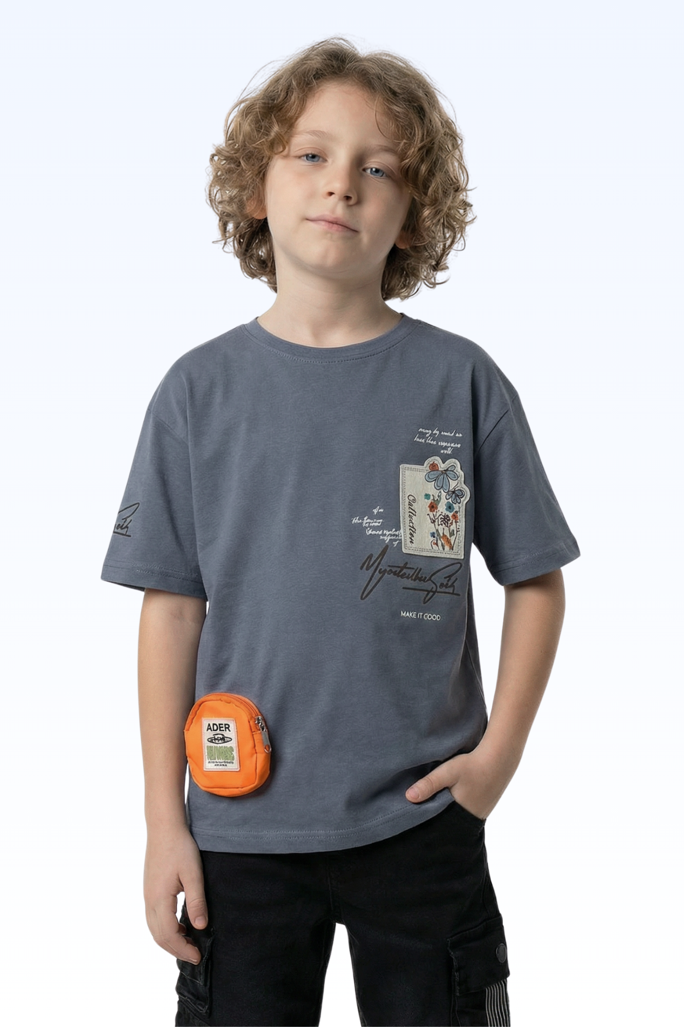 Oversize Grey T-shirt for Boys