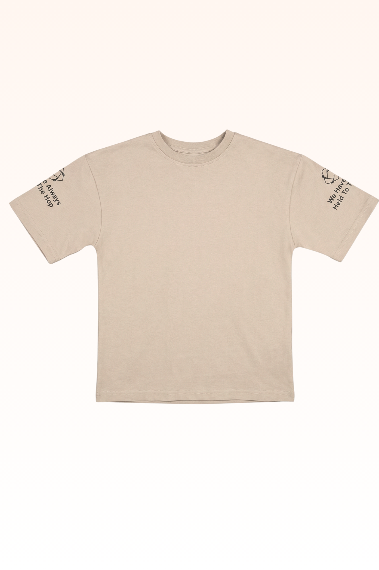Oversize Light Grey T-shirt for Boys