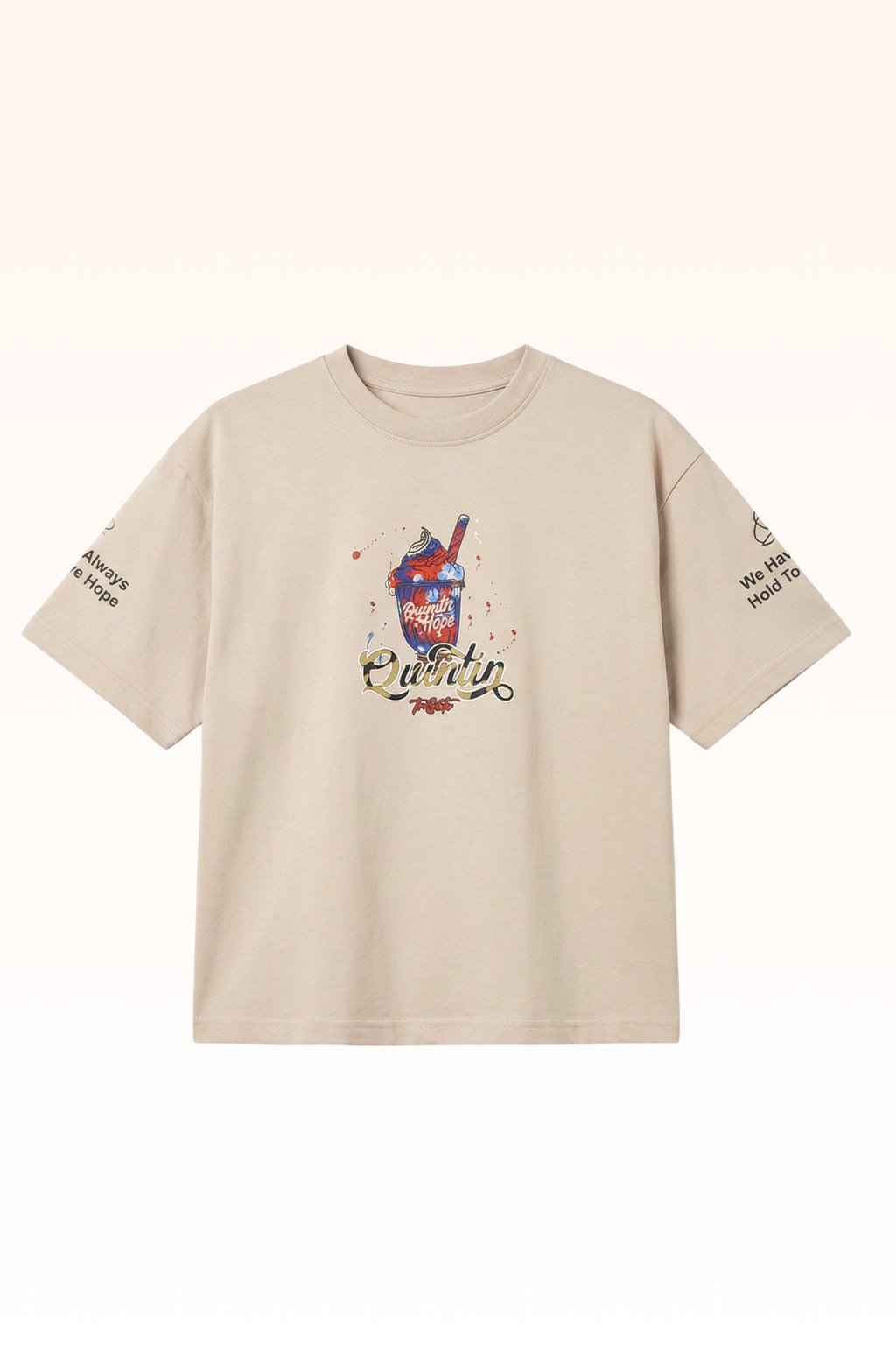 Oversize Light Grey T-shirt for Boys