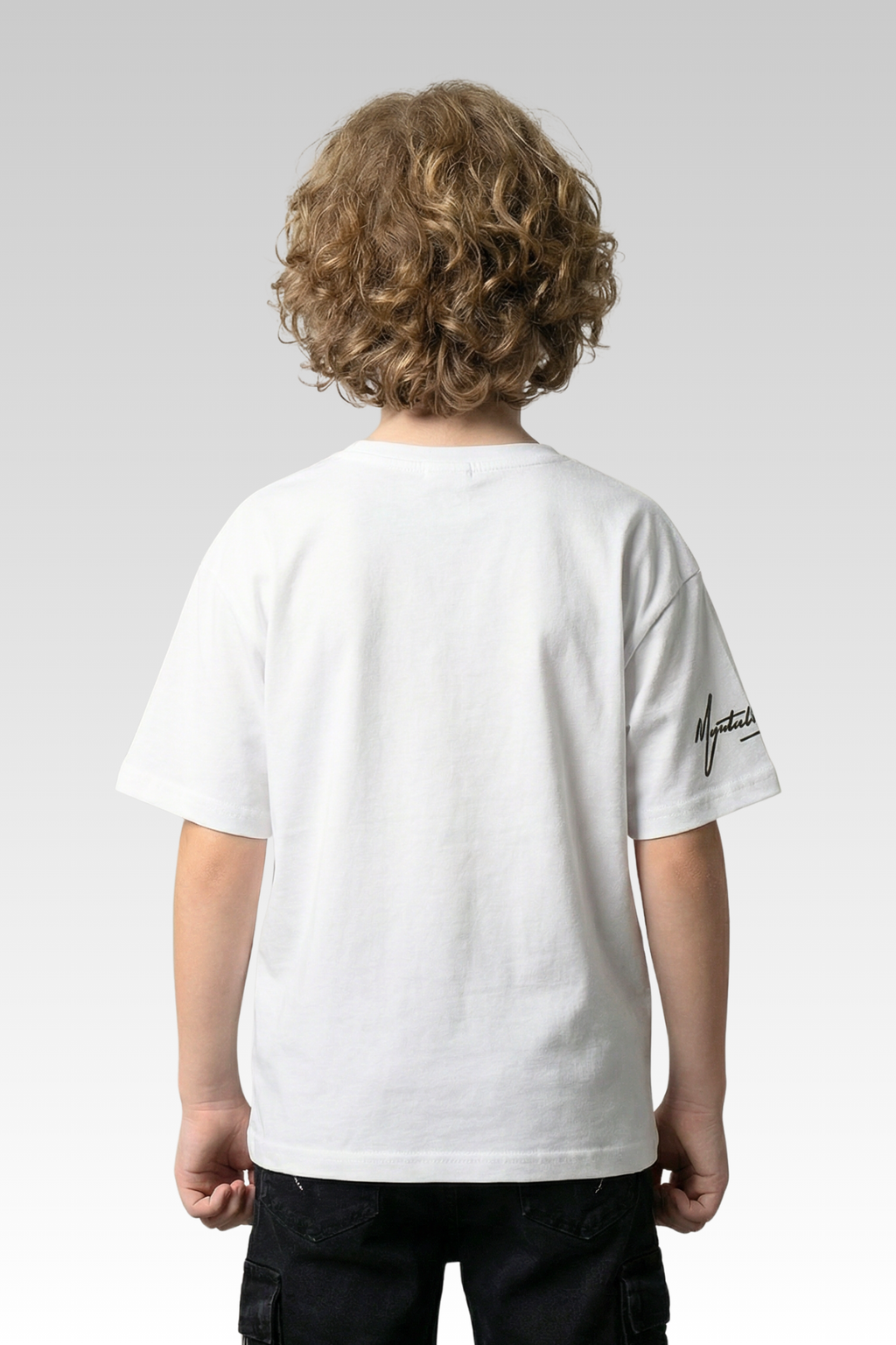 Oversize White Tshirt for Boys